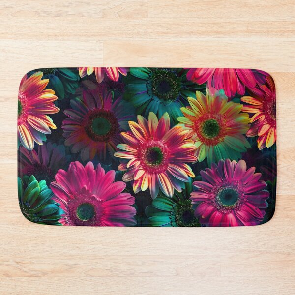 Item preview, Neon floral flowery print designed and sold by dcrc.