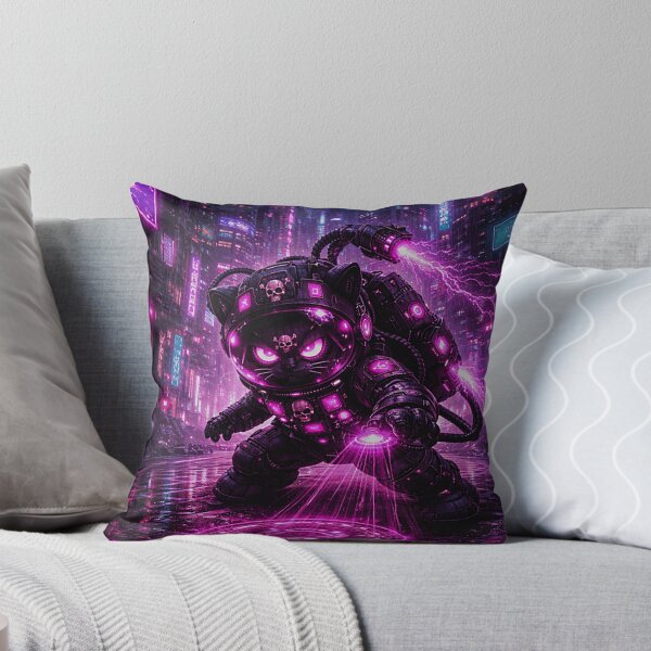 Item preview, Silver - Cyber Pulse Cat designed and sold by FontheadArt.