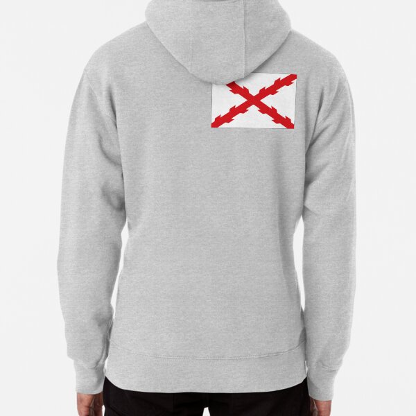 Cross of Burgundy Pullover Hoodie