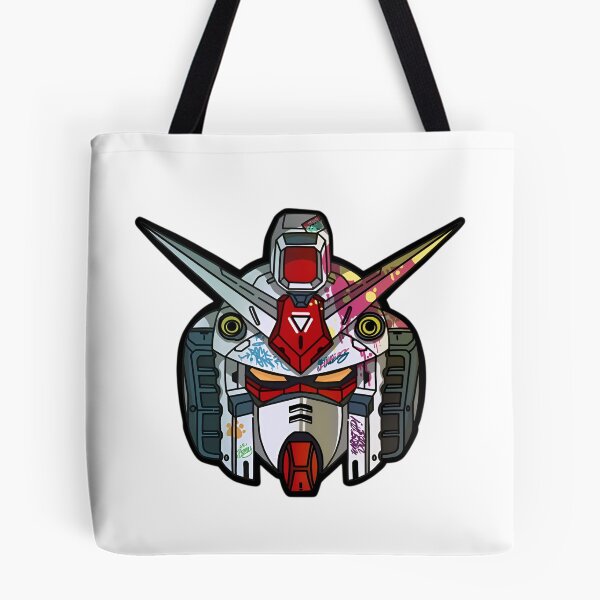 Item preview, Gundam Head – Futuristic Robot Graffiti Helmet Illustration designed and sold by Dyan4.