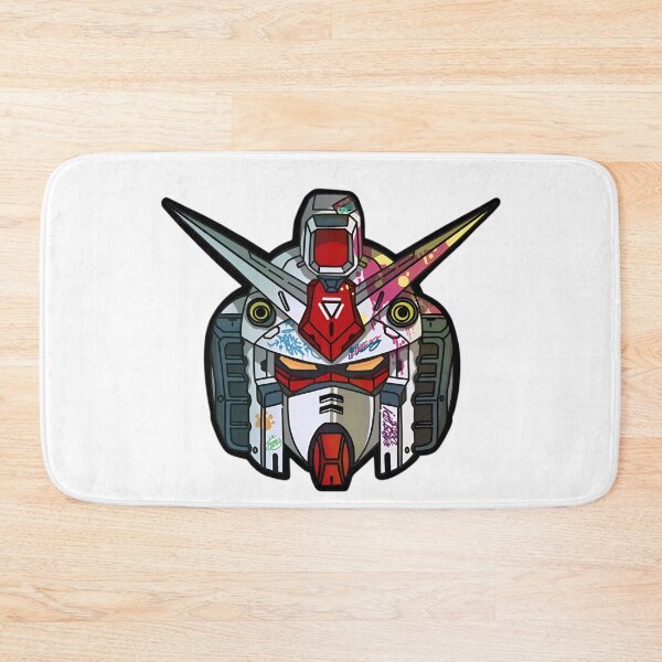 Item preview, Gundam Head – Futuristic Robot Graffiti Helmet Illustration designed and sold by Dyan4.