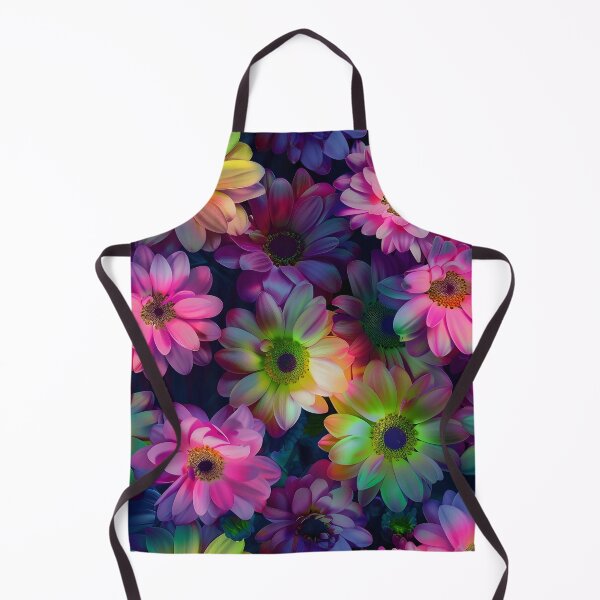Item preview, Neon floral flowery print designed and sold by dcrc.