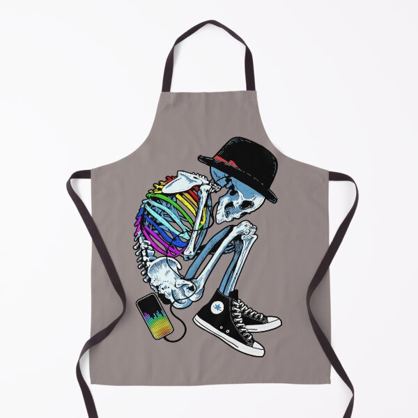 Item preview, Small Stylish Skeleton sporting Chuck Taylors, a trendy Bowler hat, and some awesome music designed and sold by HarleyWarren.