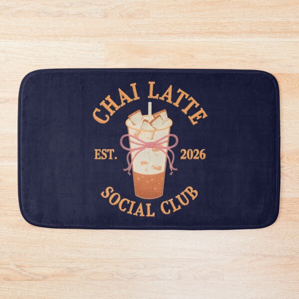 Item preview, Chai Latte Social Club T-Shirt | Aesthetic Coffee Lover Embroidery Design designed and sold by FestivityFinds.
