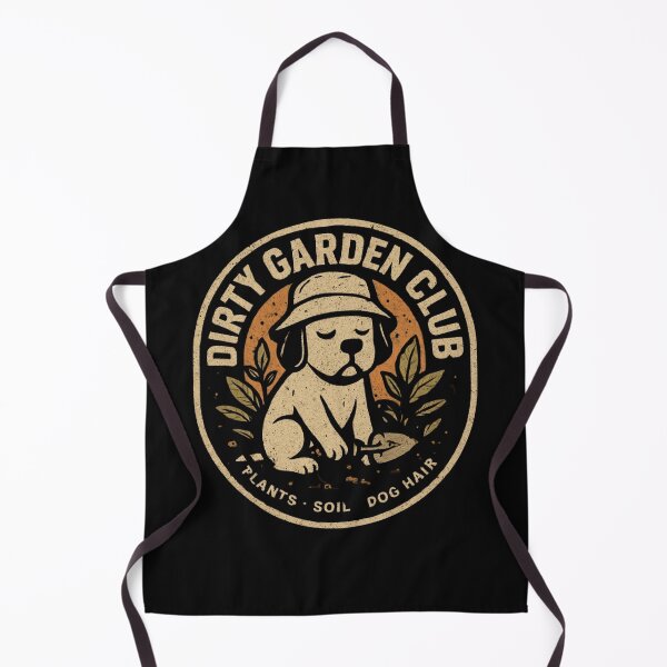 Item preview, Dirty Garden Club Gardening Lover Plants Soil Dog Hair Vintage Retro Graphic designed and sold by JerdbordinShop.