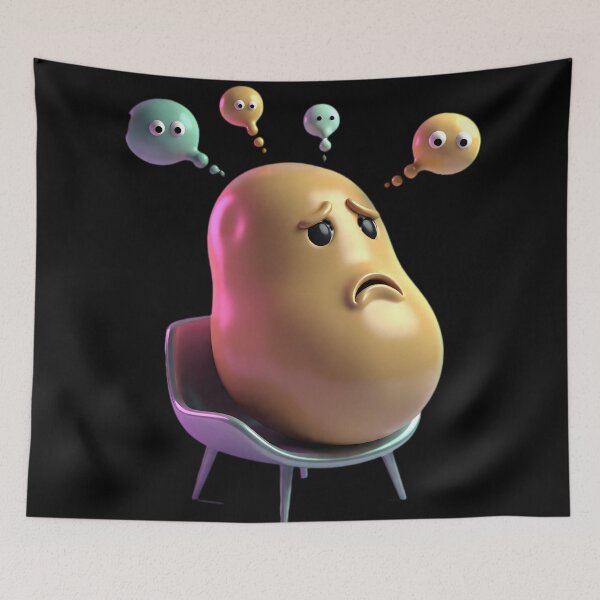 Item preview, Potato Meme designed and sold by AwesomeDigiShop.