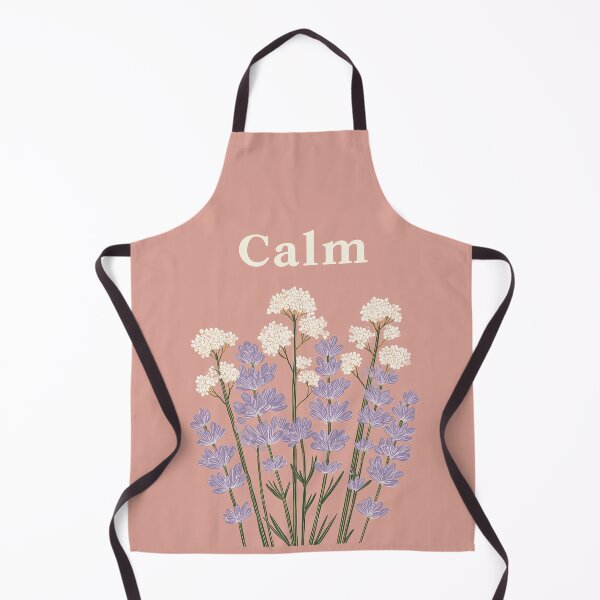 Item preview, CALM – Lavender Illustration Minimal Botanical Design designed and sold by BobaBunny76.