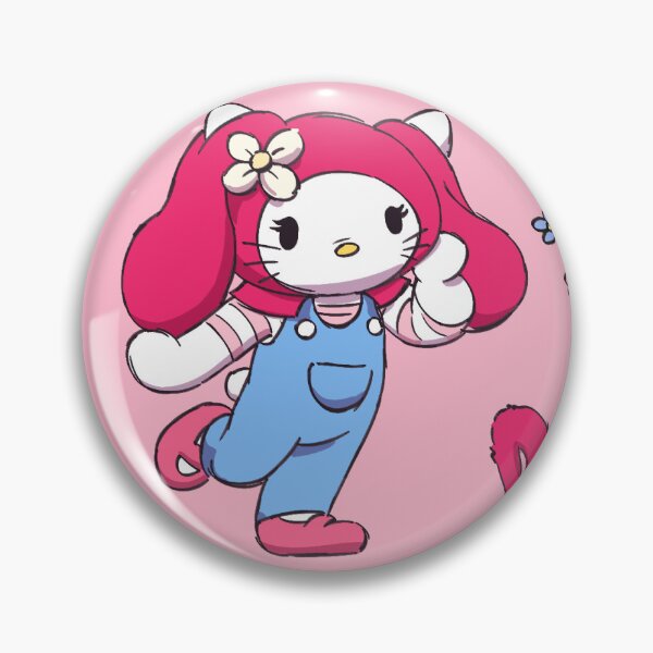 Item preview, cute kitty and melody bunny and pompom as human  designed and sold by Neteshez.