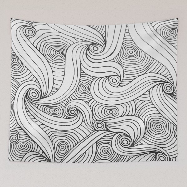Item preview, Swirling Ink Zen Design designed and sold by NCZKI.