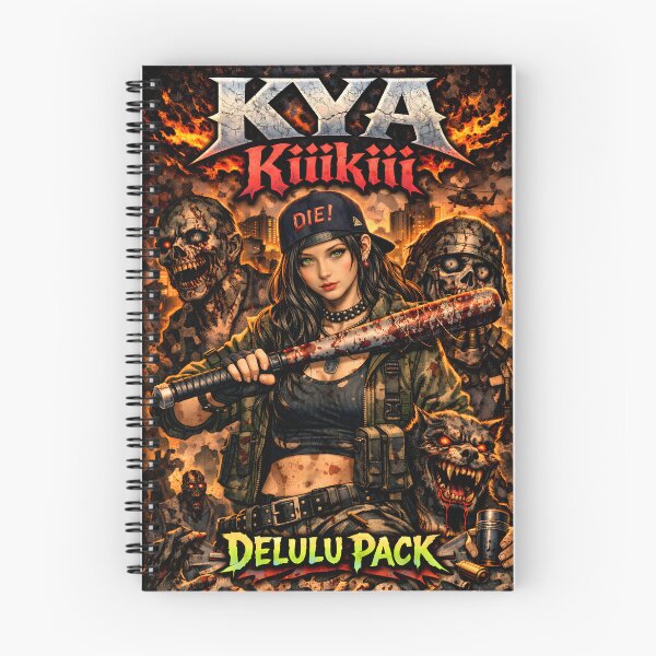 Item preview, Kya Inspired Kiiikiii Delulu Pack Fanmade Merch - Dark Girl Crush Aesthetic designed and sold by Valereekmerch.
