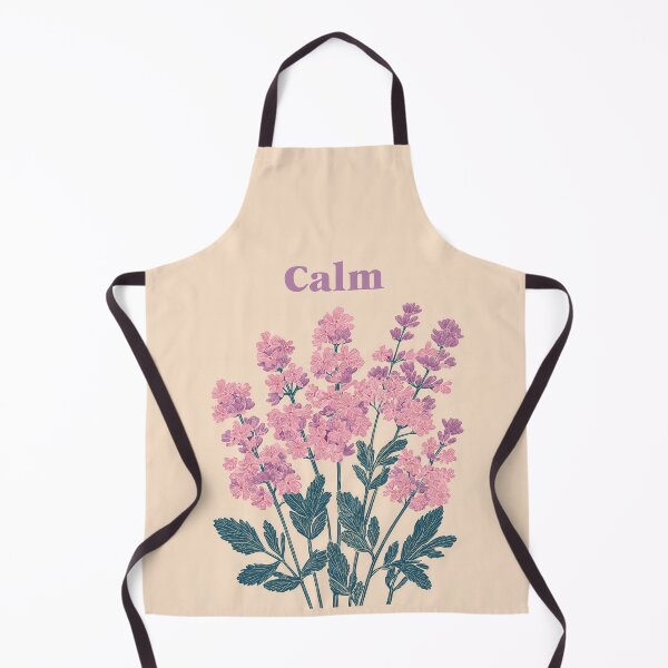 Item preview, CALM – Lavender Illustration Minimal Botanical Design designed and sold by BobaBunny76.