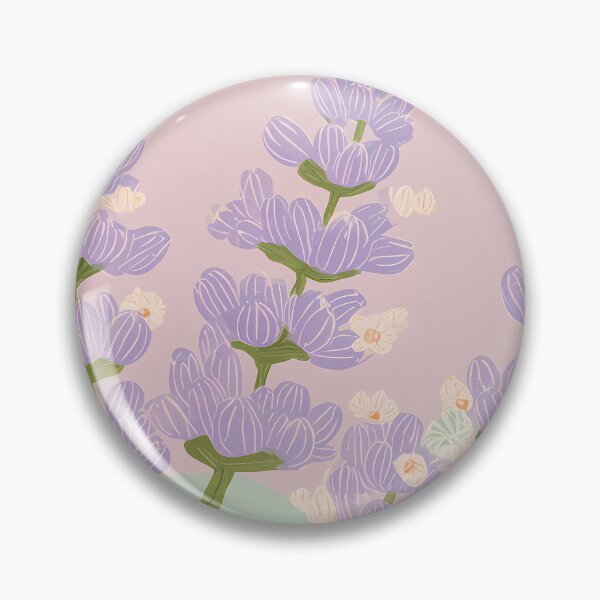 Item preview, CALM – Lavender Illustration Minimal Botanical Design designed and sold by BobaBunny76.