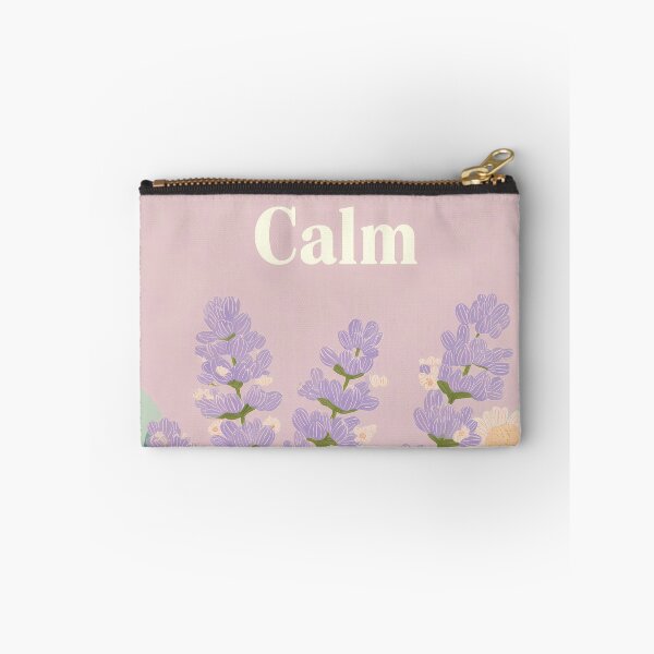 Item preview, CALM – Lavender Illustration Minimal Botanical Design designed and sold by BobaBunny76.