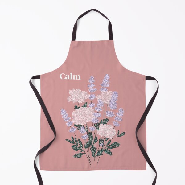 Item preview, CALM – Lavender Illustration Minimal Botanical Design designed and sold by BobaBunny76.