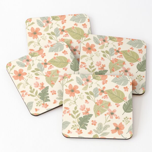 Item preview, Spring Colour Palette Flowers And Leaves designed and sold by burbankdesigns.