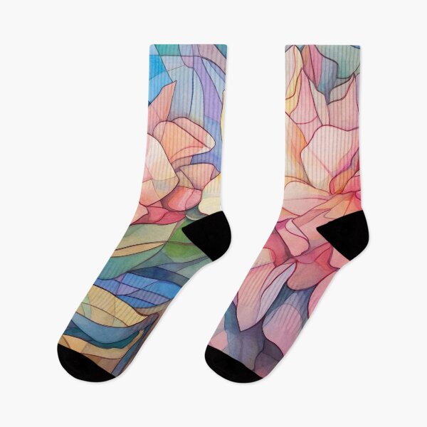 Item preview, Rhododendrons watercolor painted in pastel colors 5 designed and sold by FlaskLab.