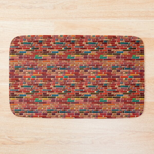 Item preview, Vibrant Multi-Colored Brick Wall: Textured Graffiti-Inspired Pattern designed and sold by GrimNest.