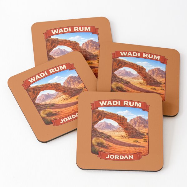 Item preview, Wadi Rum, Jordan  - Red Desert Sandstone Arch designed and sold by Myra365Art.