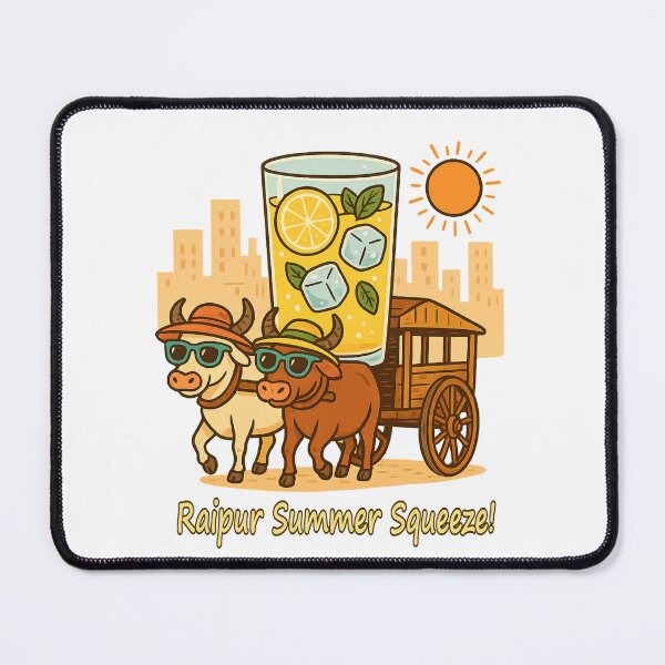 Item preview, Raipur Summer Squeeze | Funny Indian Heatwave Lemonade Bullock Cart Desi Summer  designed and sold by Globalcitytees.