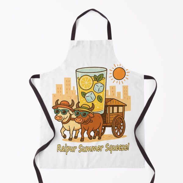 Item preview, Raipur Summer Squeeze | Funny Indian Heatwave Lemonade Bullock Cart Desi Summer designed and sold by Globalcitytees.