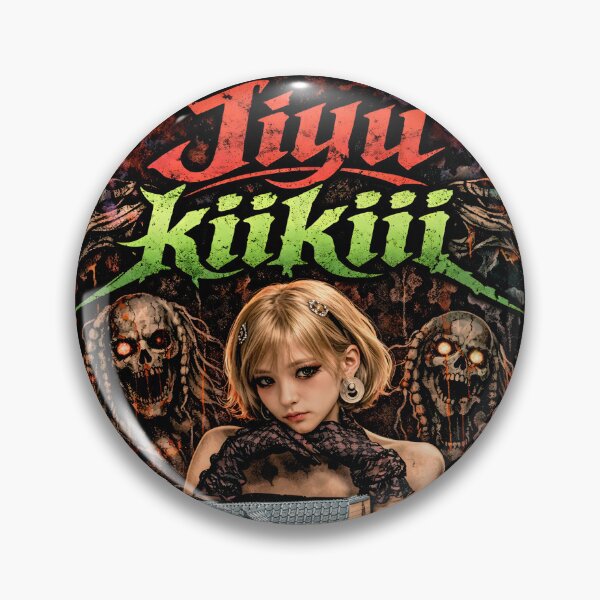 Item preview, Jiyu Kiiikiii Delulu Pack Fanmade Merch - Dark Creepy Collectible Aesthetic designed and sold by Valereekmerch.