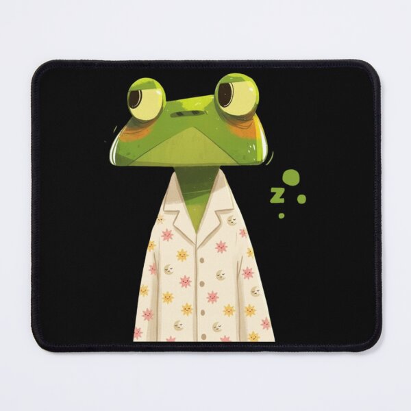 Item preview, Sleepy Morning Frog In Sun And Moon Pajamas designed and sold by RibbitRender.