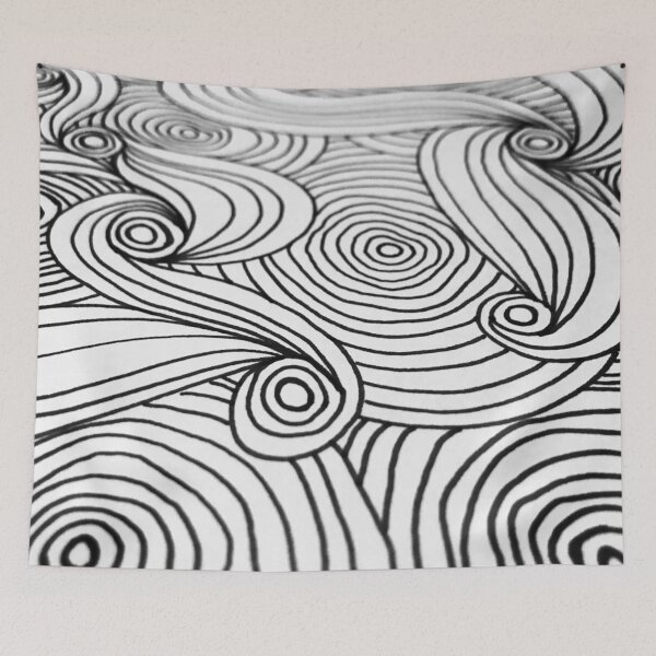 Item preview, Swirling Ink Zen Design – Zoom 2 designed and sold by NCZKI.
