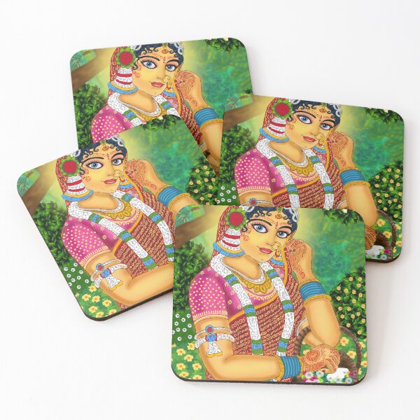 Item preview, Radha Divine Design – Spiritual Hindu Goddess Art Illustration designed and sold by Harshit_Digital_Arts.