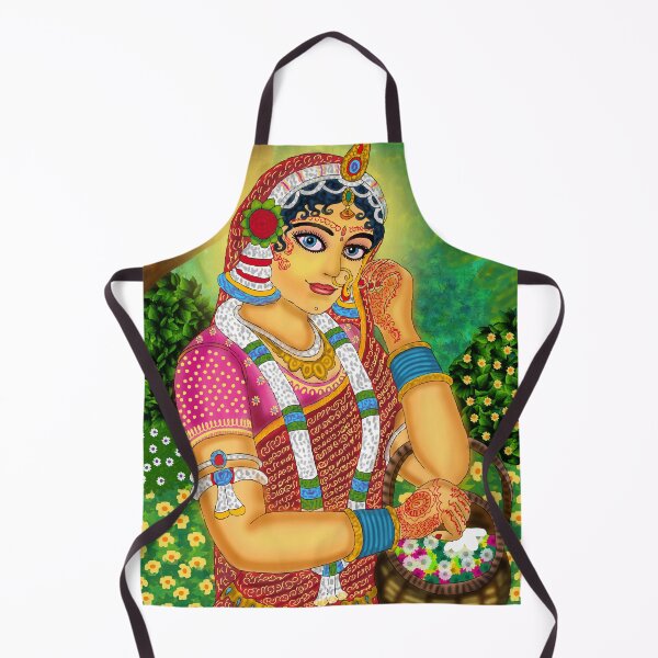Item preview, Radha Divine Design – Spiritual Hindu Goddess Art Illustration designed and sold by Harshit_Digital_Arts.