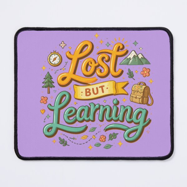 Item preview, Lost But Learning Typography Design | Motivational Quote Aesthetic | Self Growth Minimal Art designed and sold by Sanika arts .