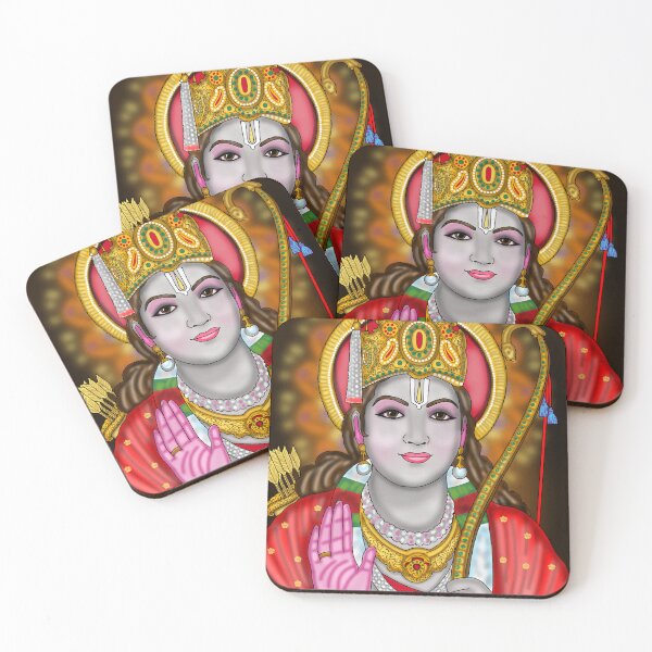 Item preview, Lord Rama Spiritual Design – Hindu Dharma Warrior Art Illustration designed and sold by Harshit_Digital_Arts.