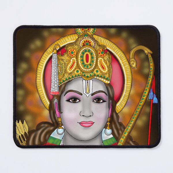 Item preview, Lord Rama Spiritual Design – Hindu Dharma Warrior Art Illustration designed and sold by Harshit_Digital_Arts.