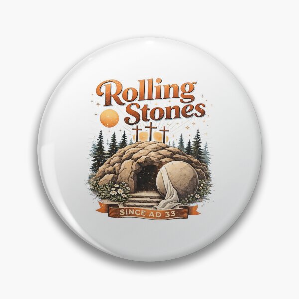 Item preview, Rolling Stones Since AD 33 Empty Tomb Tee designed and sold by OlyvieArt.