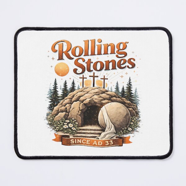 Item preview, Rolling Stones Since AD 33 Empty Tomb Tee designed and sold by OlyvieArt.