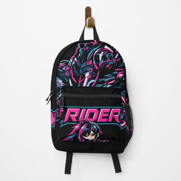 Item preview, Night Rider Cyberpunk Biker Girl – Neon Anime Motorcycle Streetwear Design designed and sold by JonelCrafts.