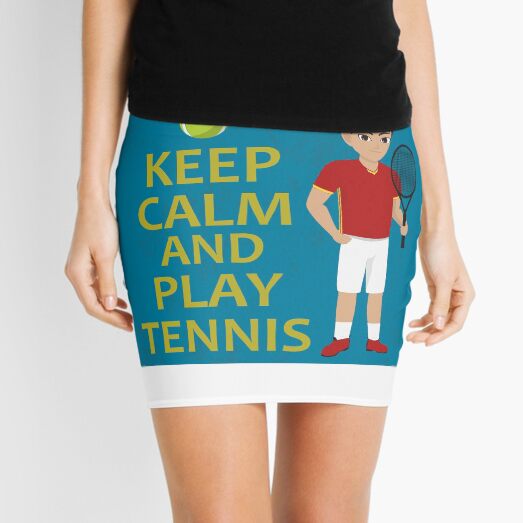 Funny design for tennis fans Mini Skirt