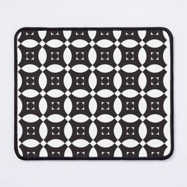 Item preview, Modern Minimalist Black and White Geometric Pattern designed and sold by DesertFlowArt.