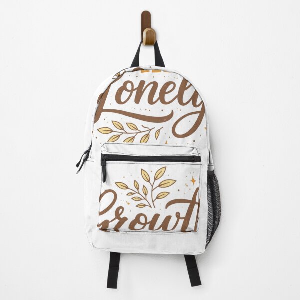 Item preview, Growth Feels Lonely – Motivational Aesthetic Typography Quote Design designed and sold by Sanika arts .