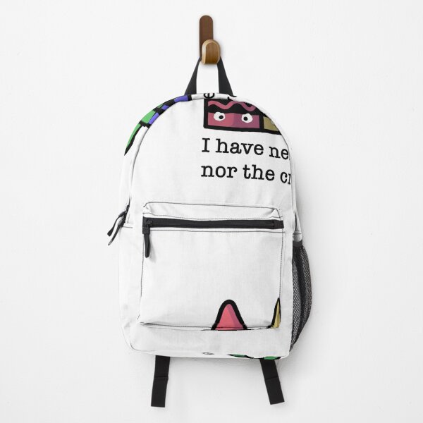 Item preview, Neither the time nor crayons designed and sold by Cute & Funny Hand-Drawn Prints | Happy Doodle Friends Shop.