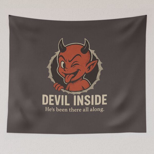Item preview, Retro Mischief: Devil Inside designed and sold by Punsko.