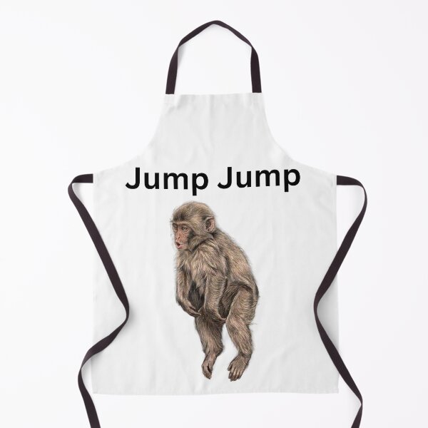 Item preview, Punch Kun the Baby Monkey - "Jump Jump" Animal Art designed and sold by aycemandesigns.