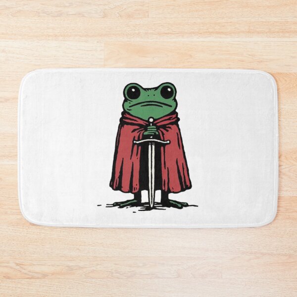 Item preview, Little Frog Knight Heroic Warrior Frog  designed and sold by RibbitRender.