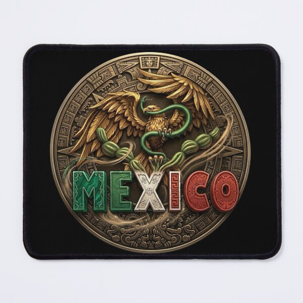 Item preview, Mexico Heritage Stone Calendar Golden Eagle designed and sold by KabronX.