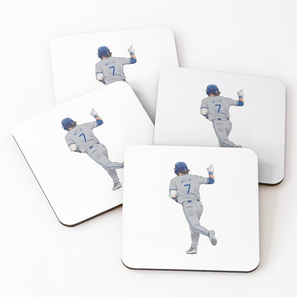 Item preview, Bobby Witt Jr #7 Running Celebration designed and sold by ScaryDoom.
