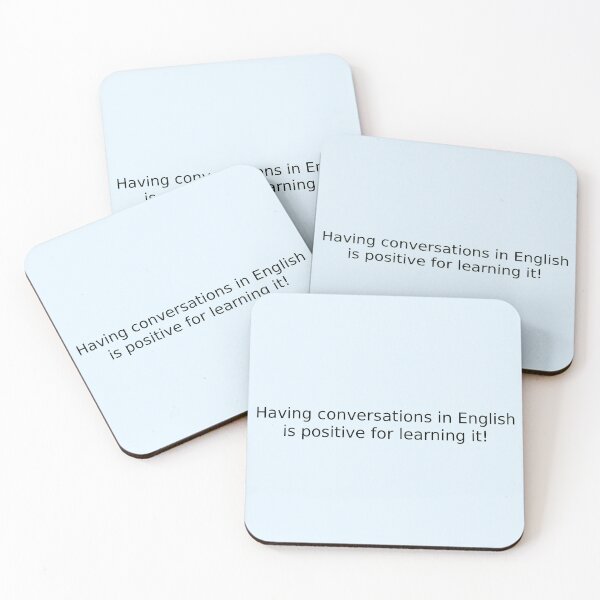 Item preview, Having conversations in English is positive for learning it! designed and sold by English Learning.