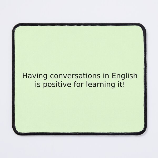 Item preview, Having conversations in English is positive for learning it! designed and sold by English Learning.