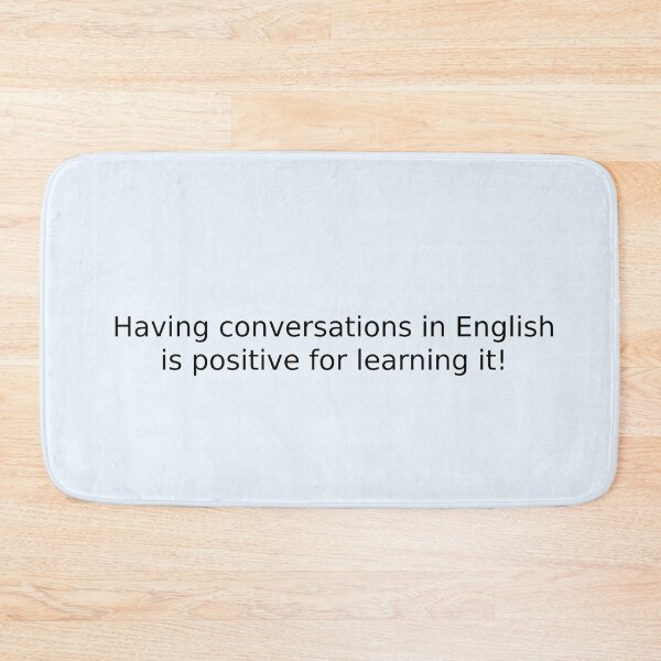 Item preview, Having conversations in English is positive for learning it! designed and sold by English Learning.