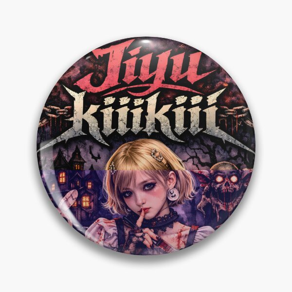 Item preview, Jiyu Kiiikiii Delulu Pack Fanmade Merch - Dark Gothic Horror Aesthetic designed and sold by Valereekmerch.