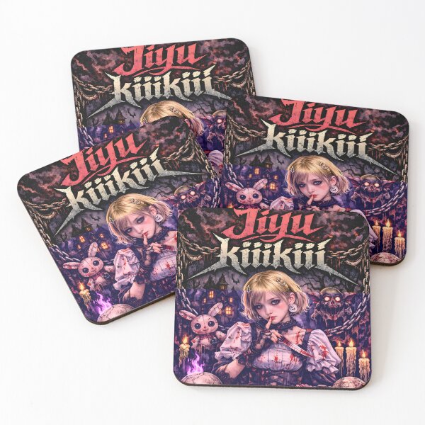 Item preview, Jiyu Kiiikiii Delulu Pack Fanmade Merch - Dark Gothic Horror Aesthetic designed and sold by Valereekmerch.