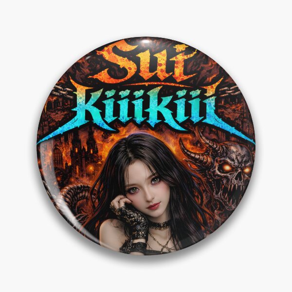 Item preview, Sui Kiiikiii Delulu Pack Fanmade Merch - Dark Infernal Glam Aesthetic designed and sold by Valereekmerch.